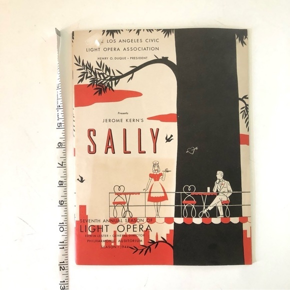 Los Angeles Opera playbill 1944 “Song of Norway” Edvard Grieg Spring vintage - Picture 7 of 8